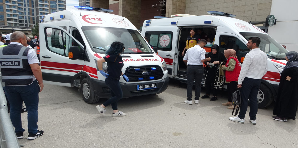 Malatya'da etkinlikte pitbull dehşeti