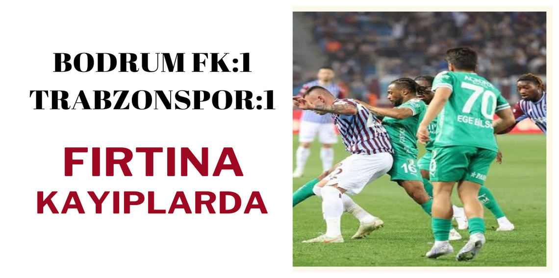 Trabzonspor'dan önemli puan kaybı