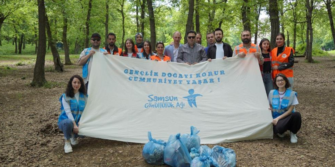 Samsun Atakum Kent Ormanı’nda çevre farkındalığı etkinliği