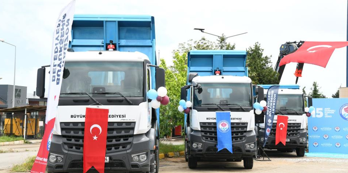 Trabzon Büyükşehir araç filosunu güçlendiriyor