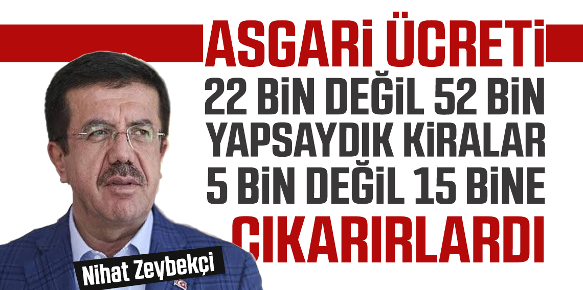 Zeybekçi: “19 Mart süreci ekonomiye zarar verdi”