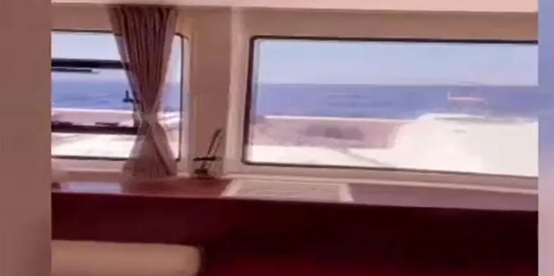 Türk denizciler ise depreme böyle yakalandı!