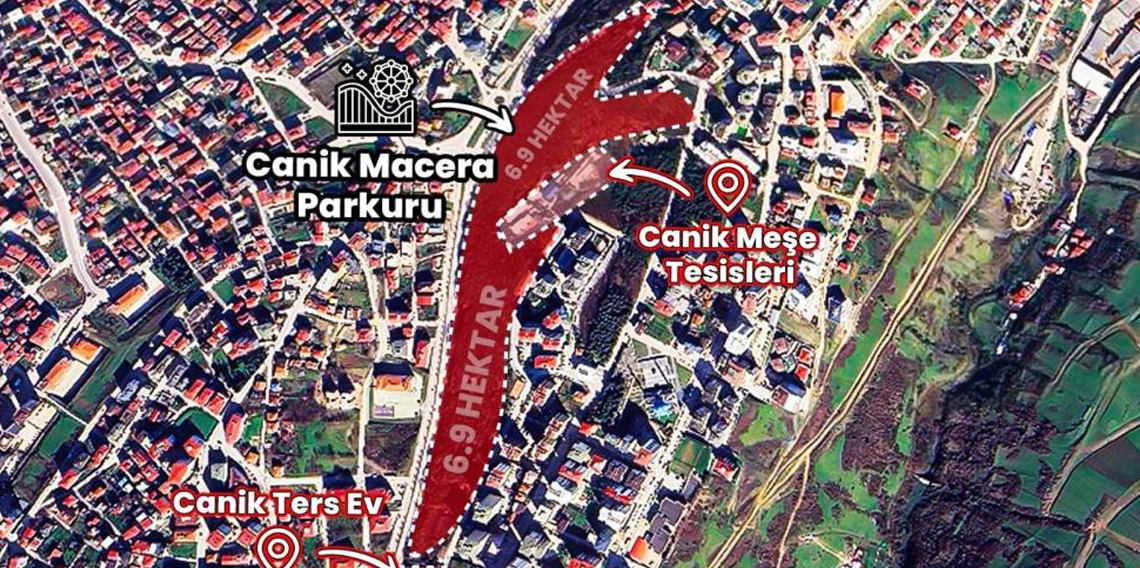 Karadeniz’in en büyük ‘macera parkı’ Canik’e yapılıyor