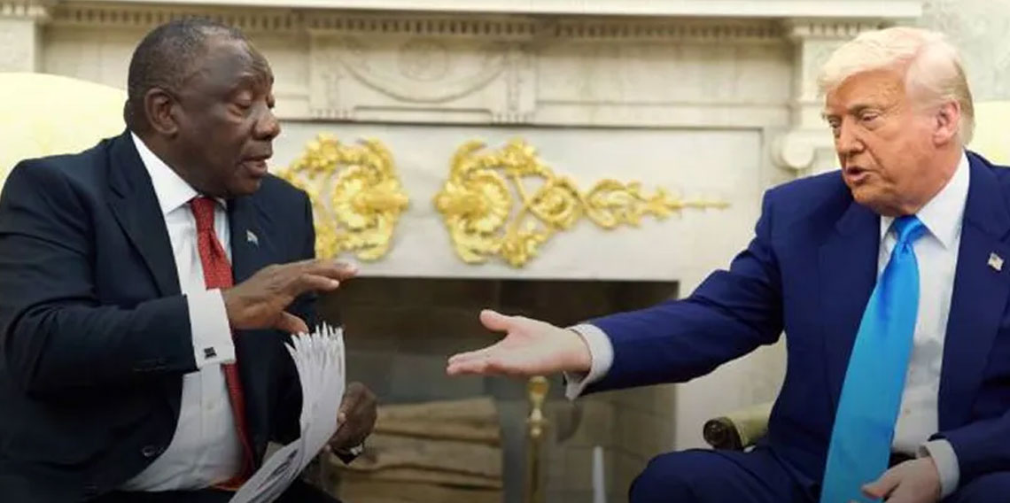 Beyaz Saray'da ikinci Zelenski vakası: Trump, Güney Afrika lideri ile tartıştı