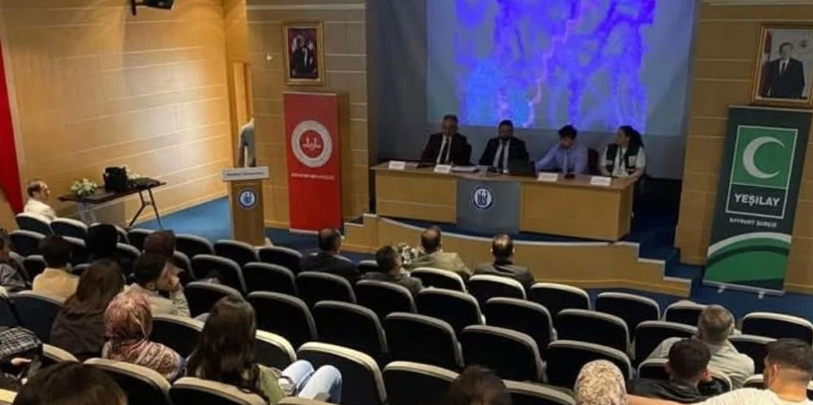 Bayburt’ta bağımlılıkla mücadele konulu panel düzenlendi