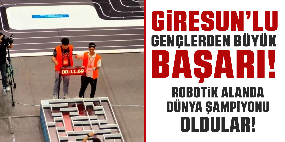Giresunlu öğrencilerden büyük başarı