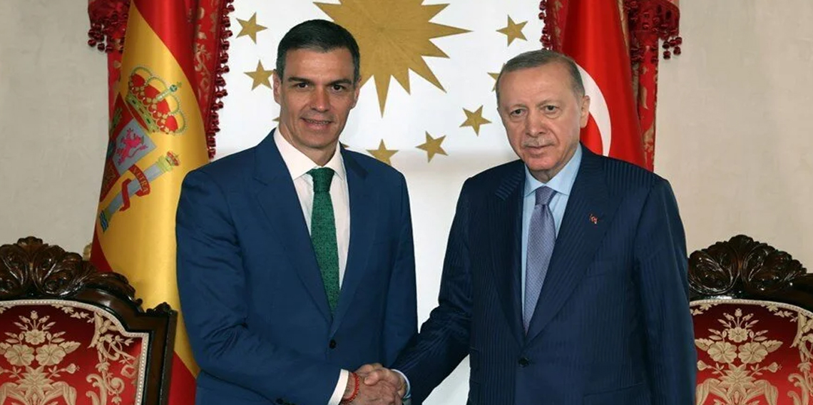 Cumhurbaşkanı Erdoğan, İspanya Başbakanı Pedro Sanchez’i kabul etti