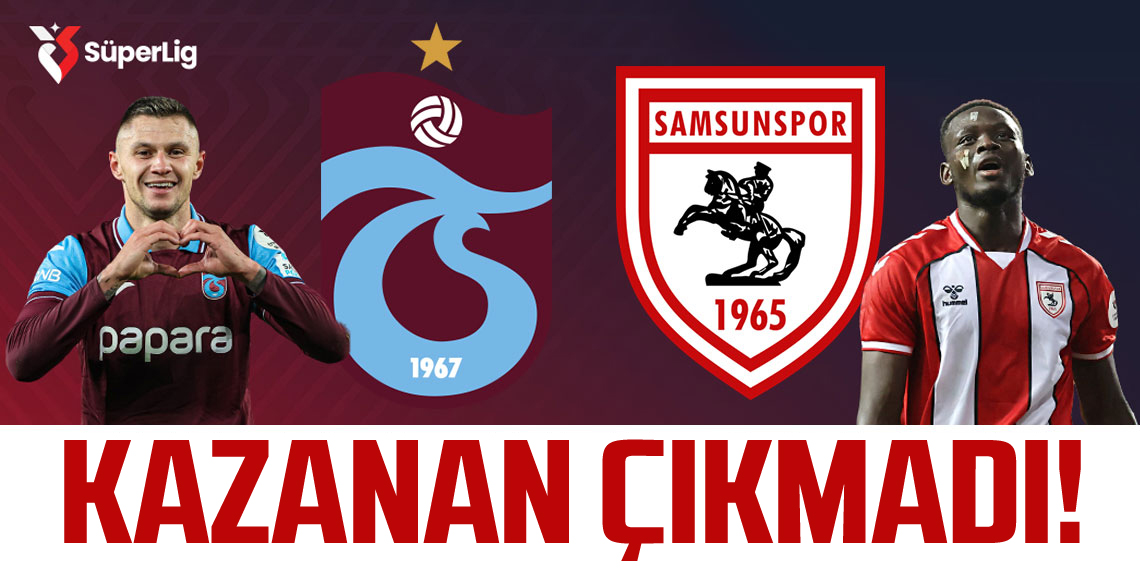 Karadeniz derbisinde kazanan çıkmadı