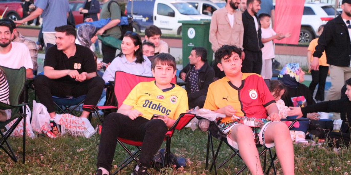 Rize sahilinde dev ekranda Euroleague finali heyecanı