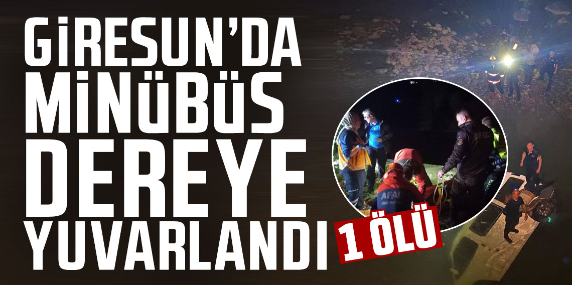 Giresun'da trafik kazası: 1 ölü