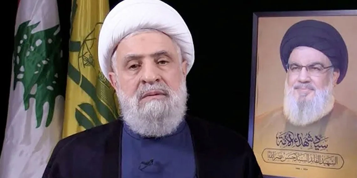 Hizbullah lideri Kasım: İsrail ateşkesi 3 bin 300 kez ihlal etti