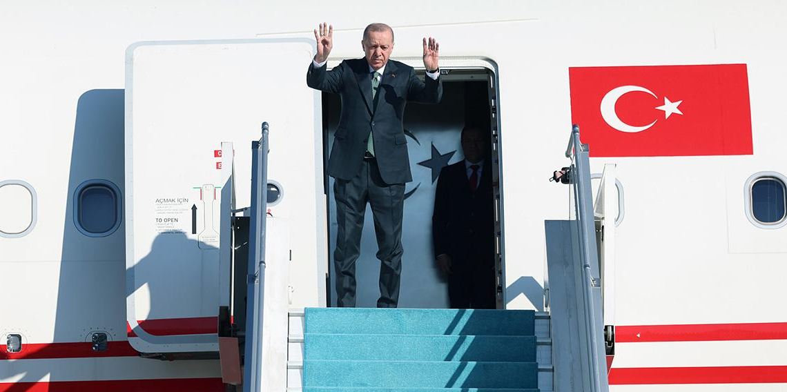Cumhurbaşkanı Erdoğan Azerbaycan'a gitti