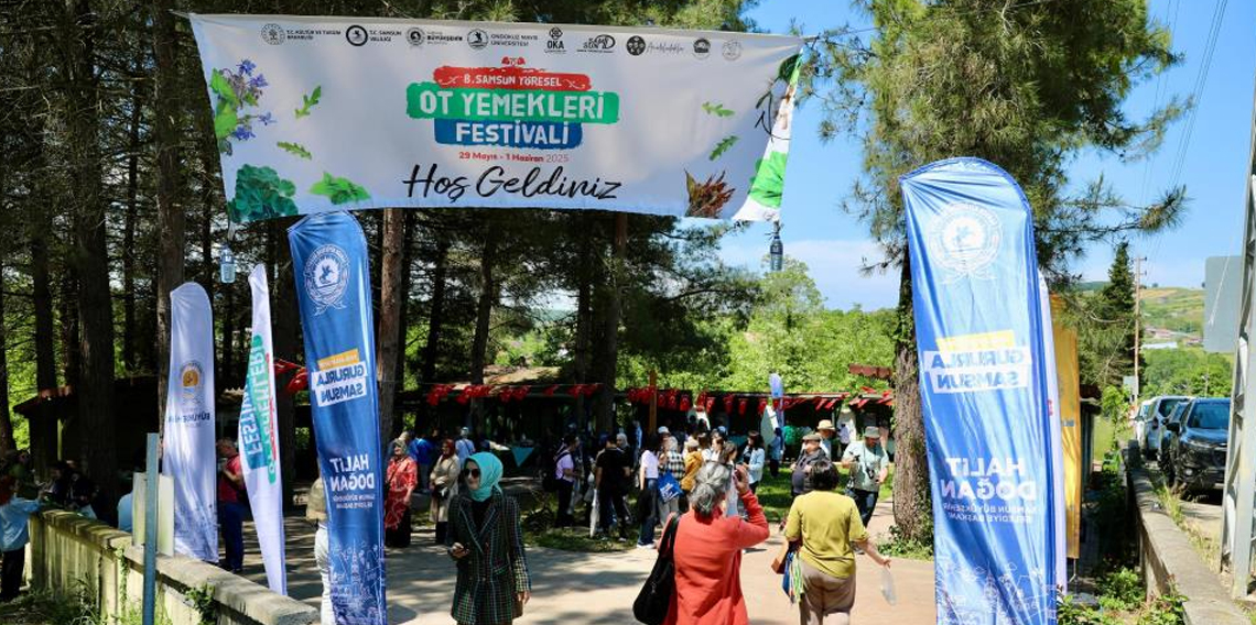 Samsun’da Ot Yemekleri Festivali başladı