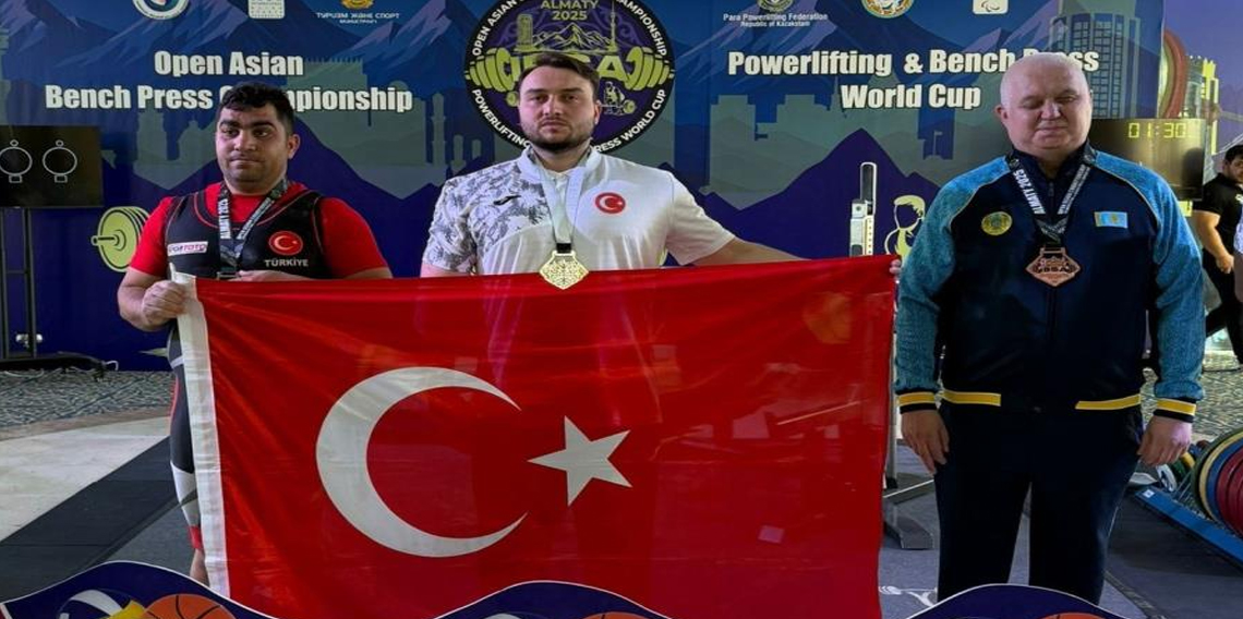 Görme Engelliler Dünya Kupası'nda 165 kiloyla şampiyon oldu