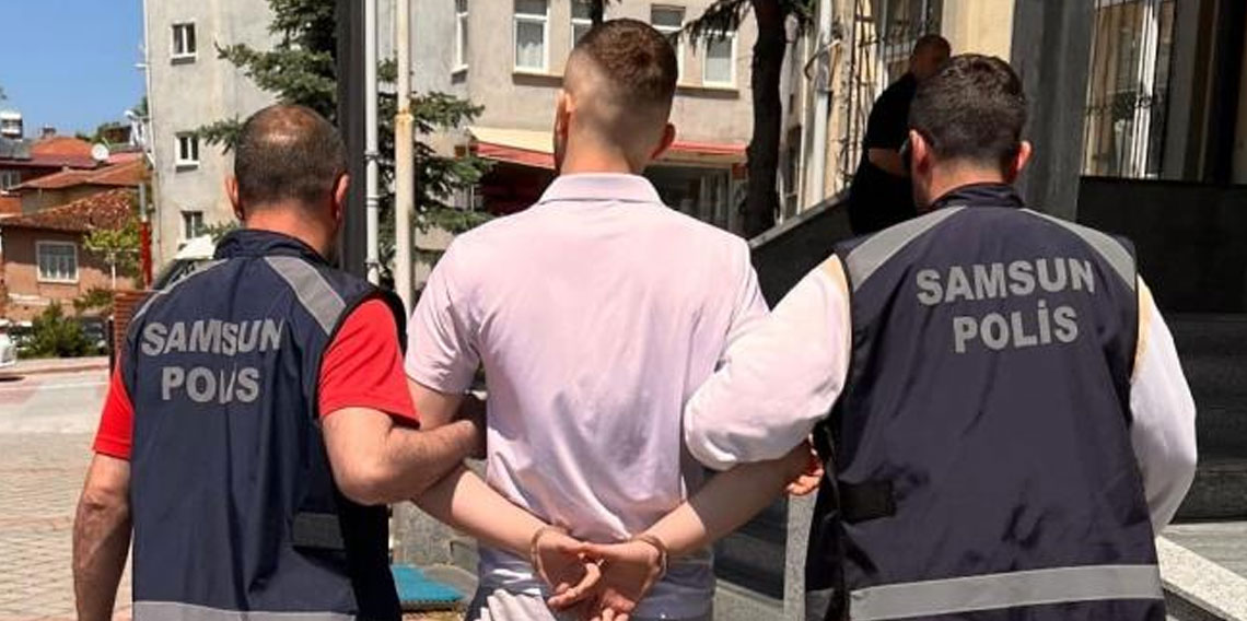 Samsun'da uyuşturucu hapla yakalanan şüpheli tutuklandı