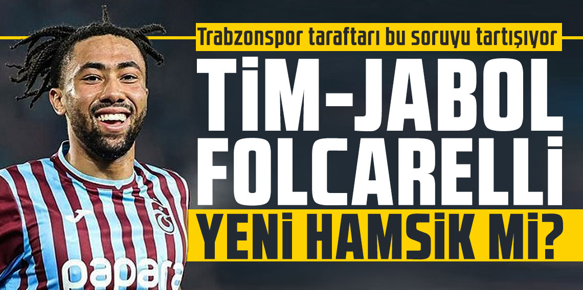 Trabzonspor taraftarı bu soruyu tartışıyor: Tim Jabol-Folcarelli yeni Hamsik mi?