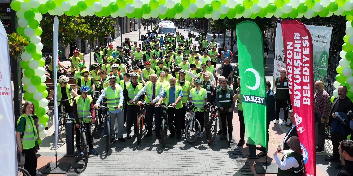 Trabzon’da Pedallar Sağlık İçin Çevrildi
