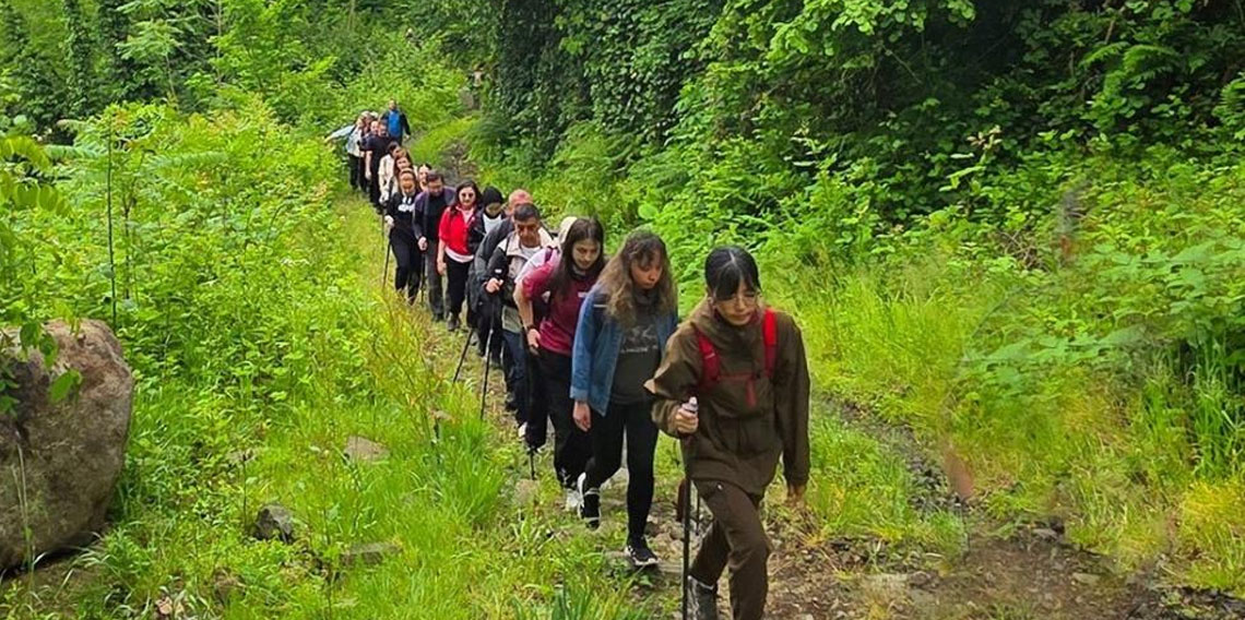 Ordu’da 62 dağcı, doğa yürüyüşü gerçekleştirdi