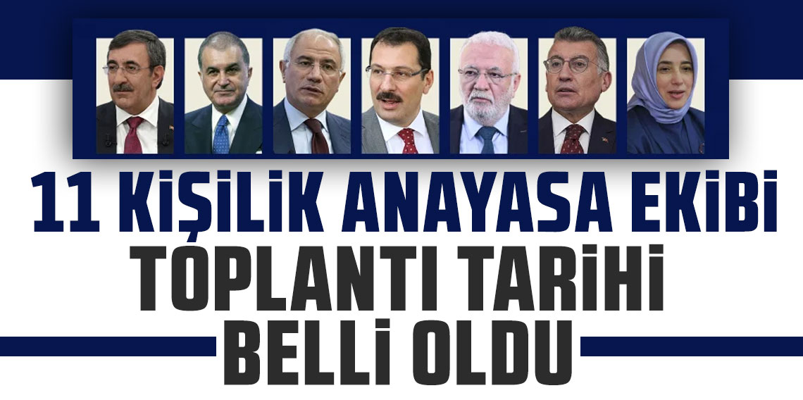 Yeni anayasa için ilk toplantı tarihi belli oldu