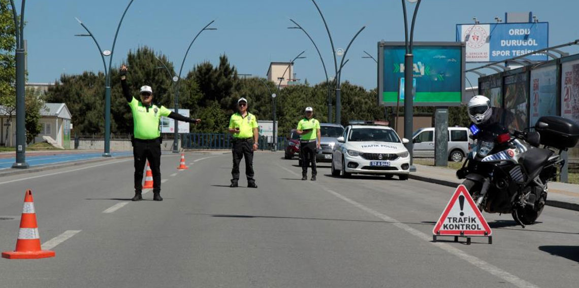 Ordu’da bir haftada yaklaşık 17 bin araç ve sürücüsü denetlendi