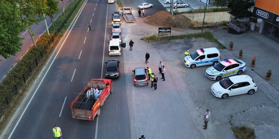Dron destekli denetimler sürüyor