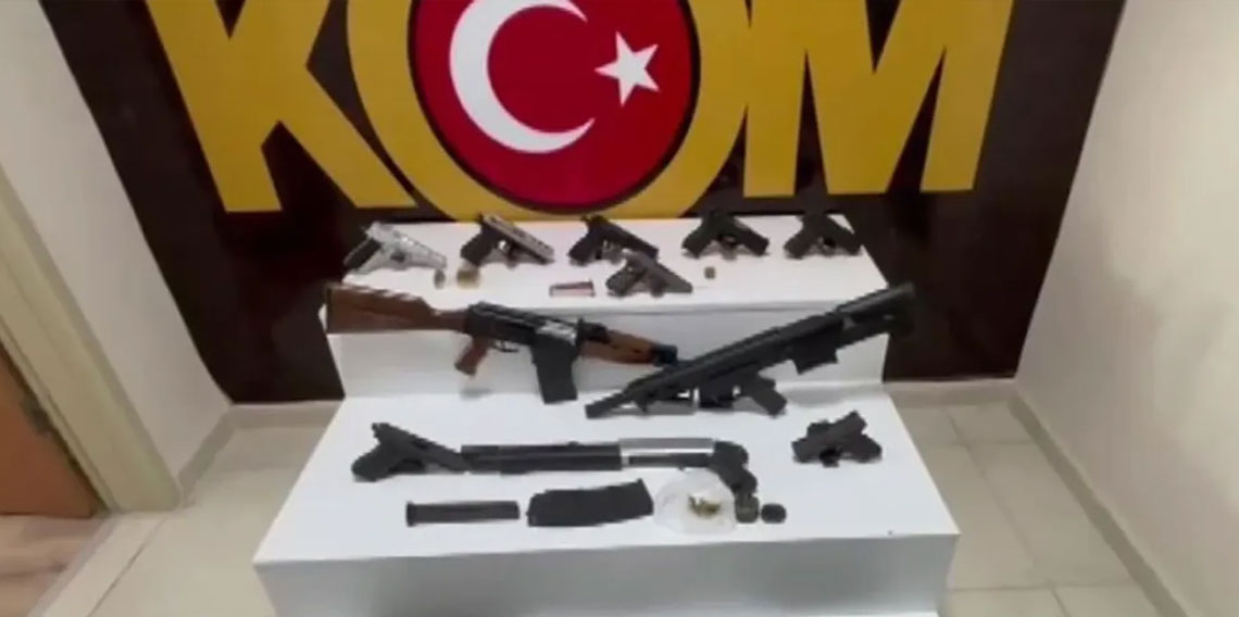 Adana'da silah kaçakçılarına operasyon