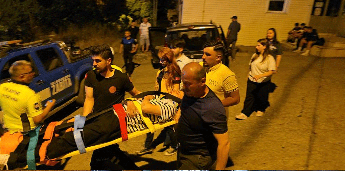 Zonguldak’ta kontrolden çıkan motosiklet devrildi: 1 yaralı