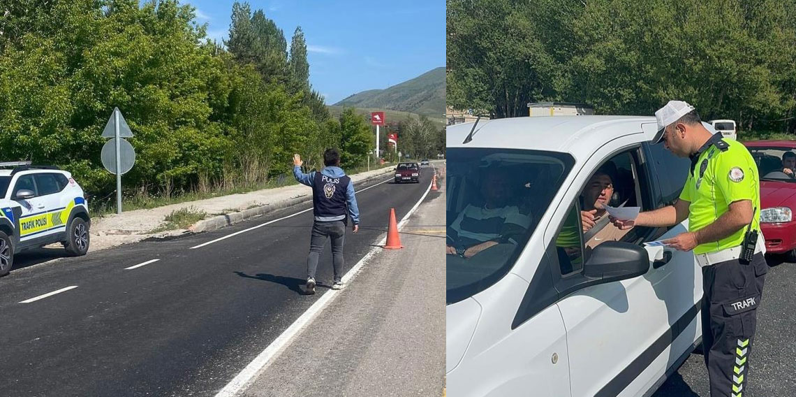 Bayburt'ta bayram tedbirleri kapsamında 226 polis görevlendirildi