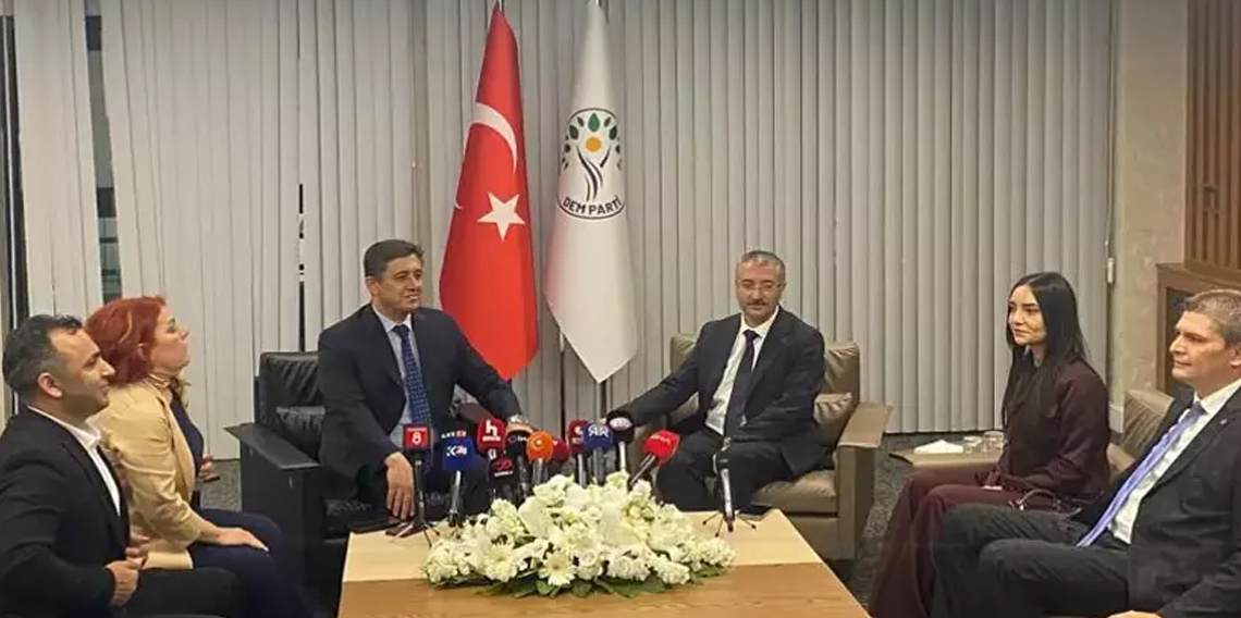 6 partiden DEM Parti’ye bayram ziyareti