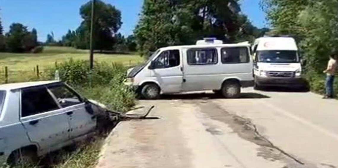 Samsun'da trafik kazası: 5 yaralı