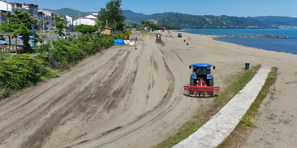 Ordu’nun plajları, deniz sezonuna hazır