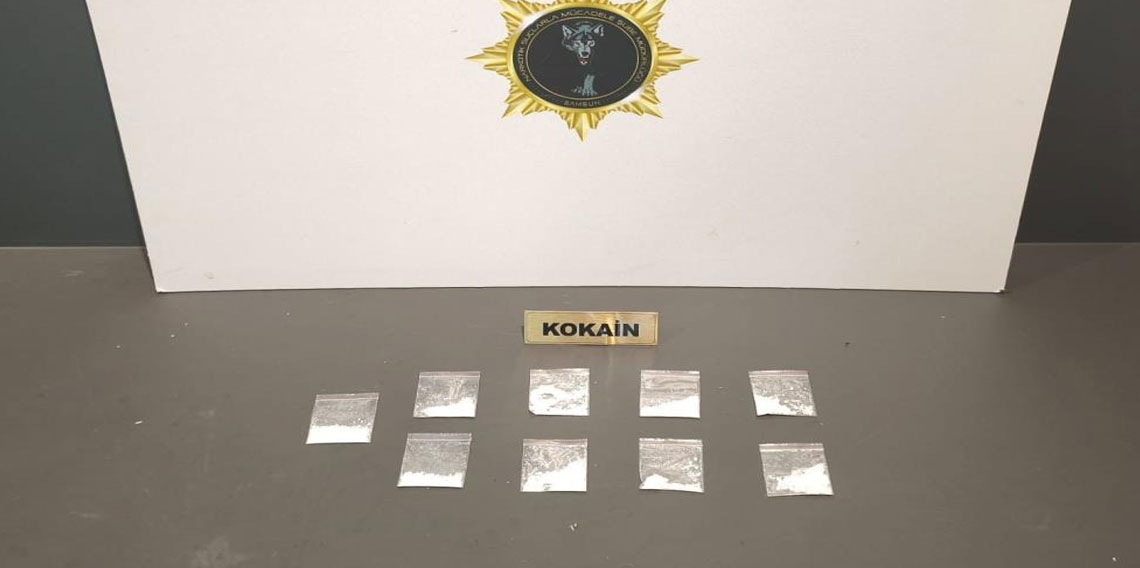 Samsun'da 9 paket kokain ele geçirildi: 1 gözaltı