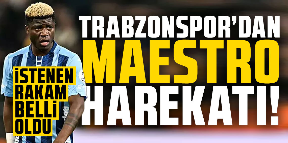 Maestro için istenen rakam belli oldu