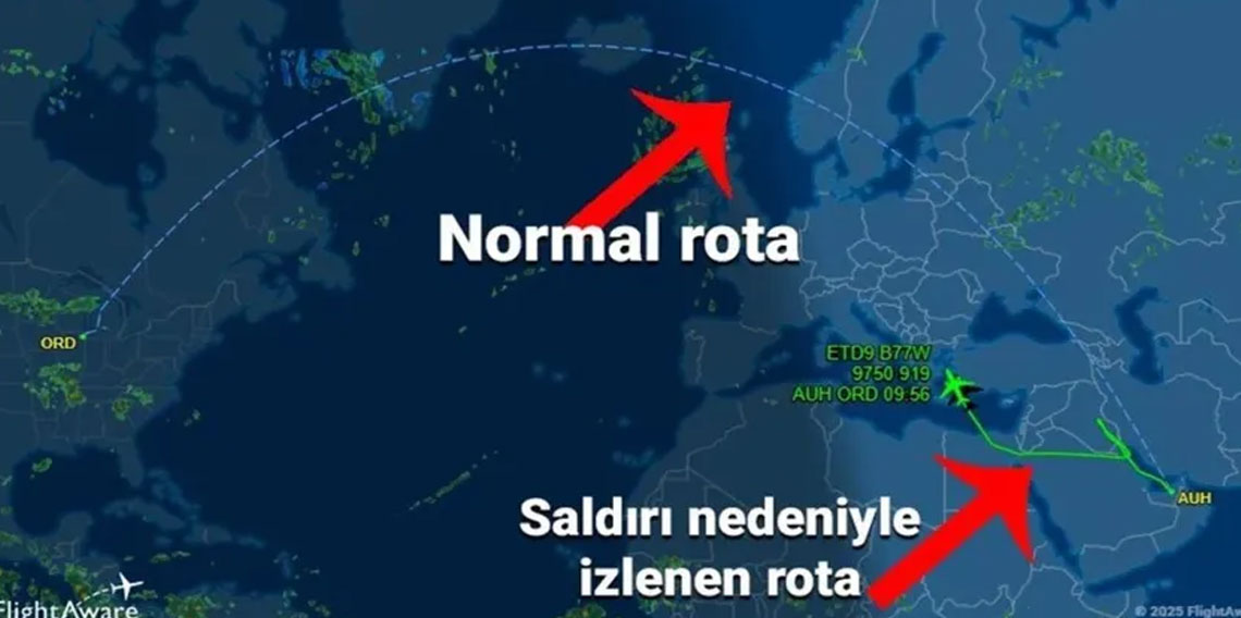 İsrail-İran çatışması havacılık rotalarını değiştirdi: Orta Doğu’da gerilim tırmanıyor
