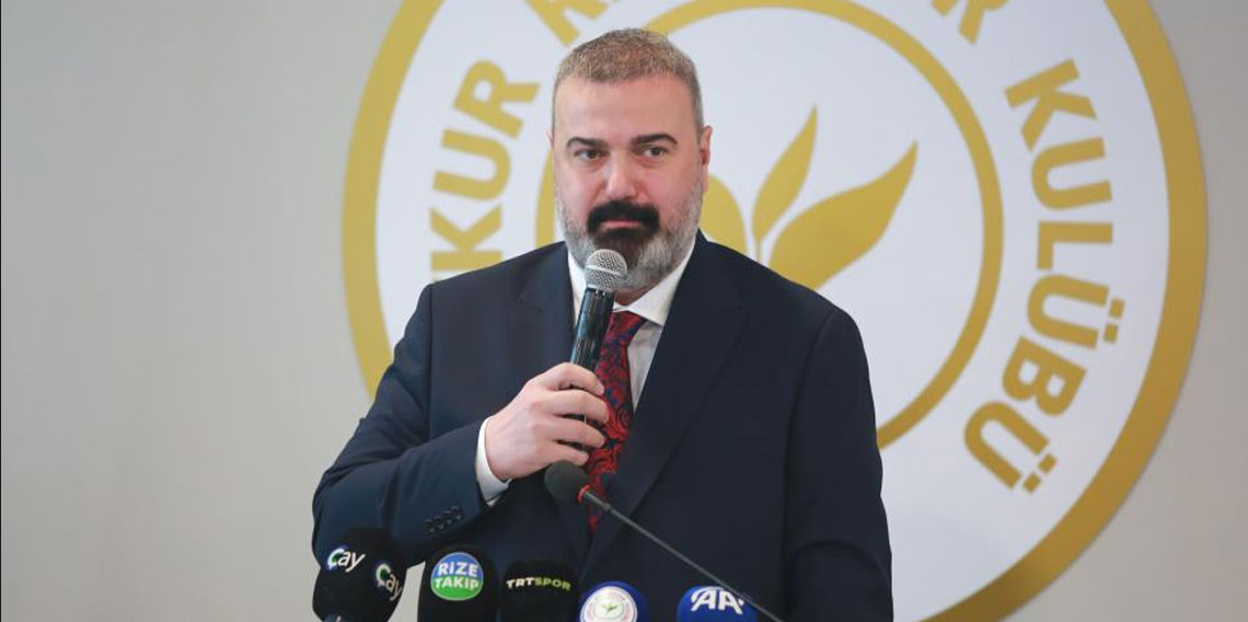 İbrahim Turgut yeniden Çaykur Rizespor başkanlığına seçildi