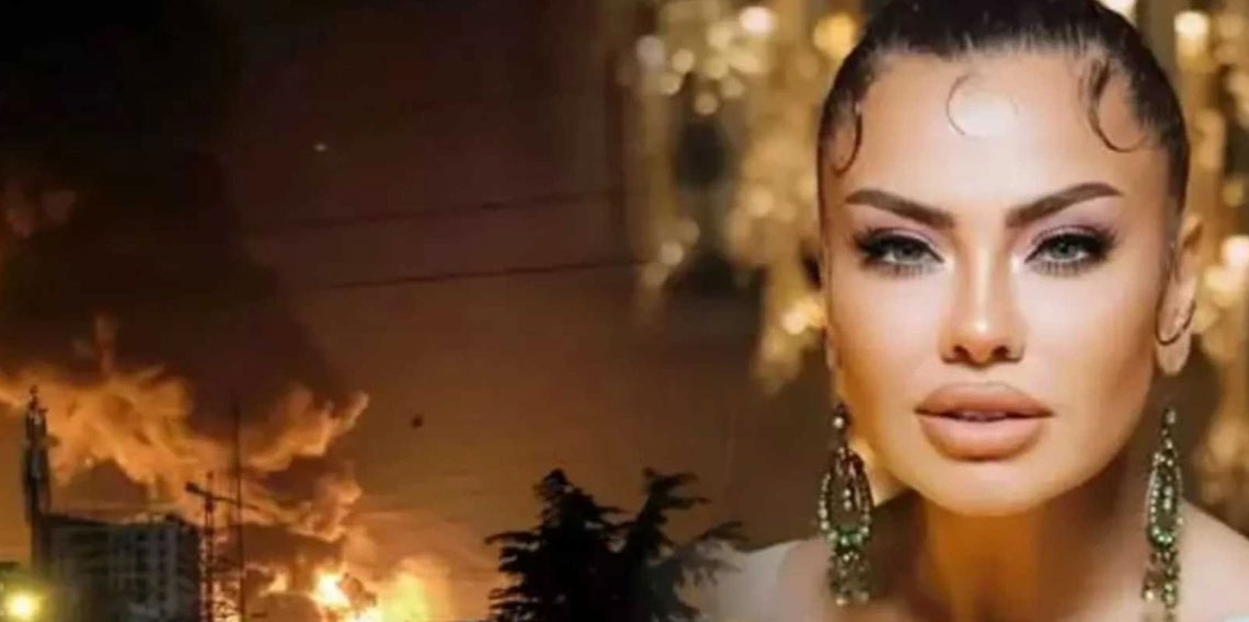 Şarkıcı Lara, İran'da savaşın ortasında kaldı