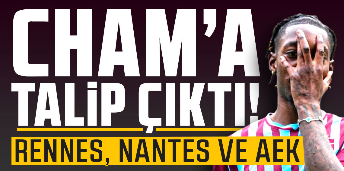 Trabzonspor'da Cham'a 3 talip var!
