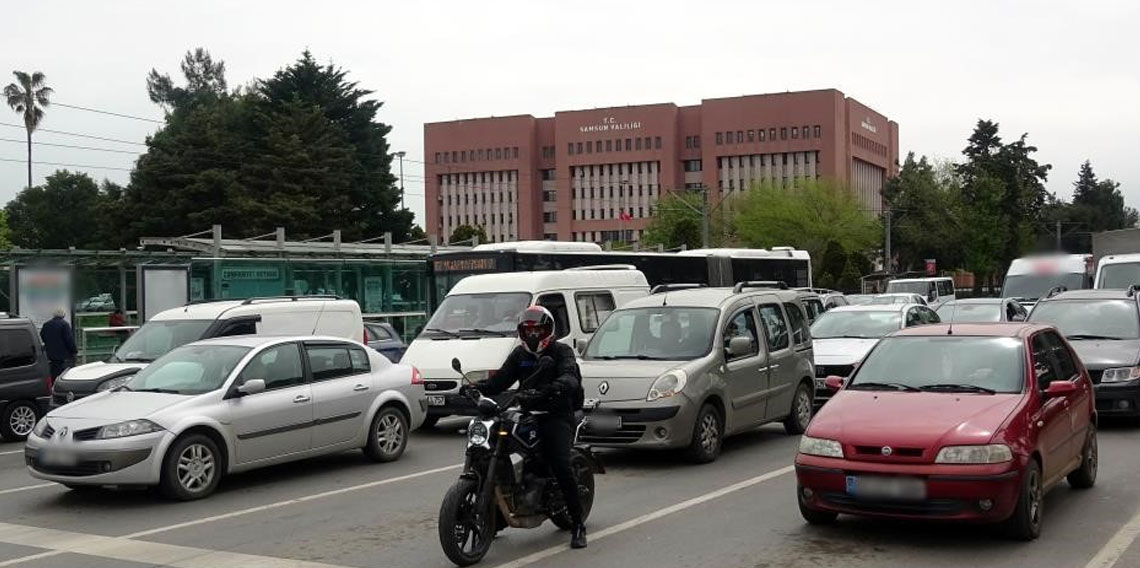 Samsun'da trafiğe kayıtlı araç sayısı 511 bin 657 oldu