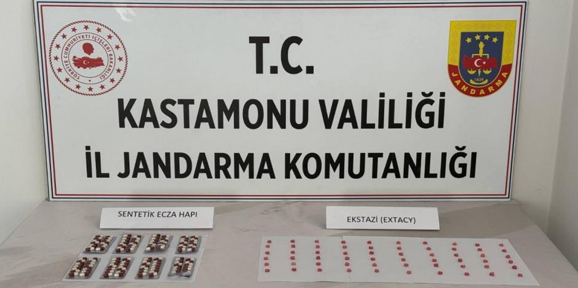 Kastamonu’da uyuşturucuyla yakalanan 2 kişi gözaltına alındı