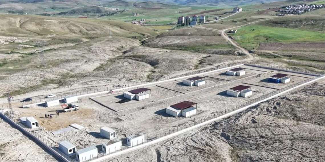 Hayvan Bakım Evi ve Doğal Yaşam Alanı inşaatında sona gelindi