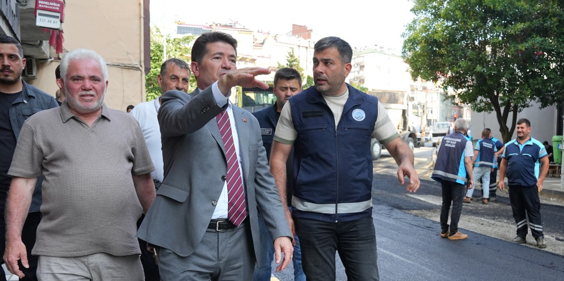 Ortahisar'da Yollar Yenileniyor
