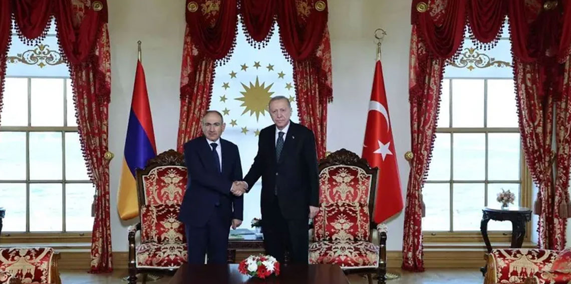 Cumhurbaşkanı Erdoğan, Paşinyan'ı kabul etti