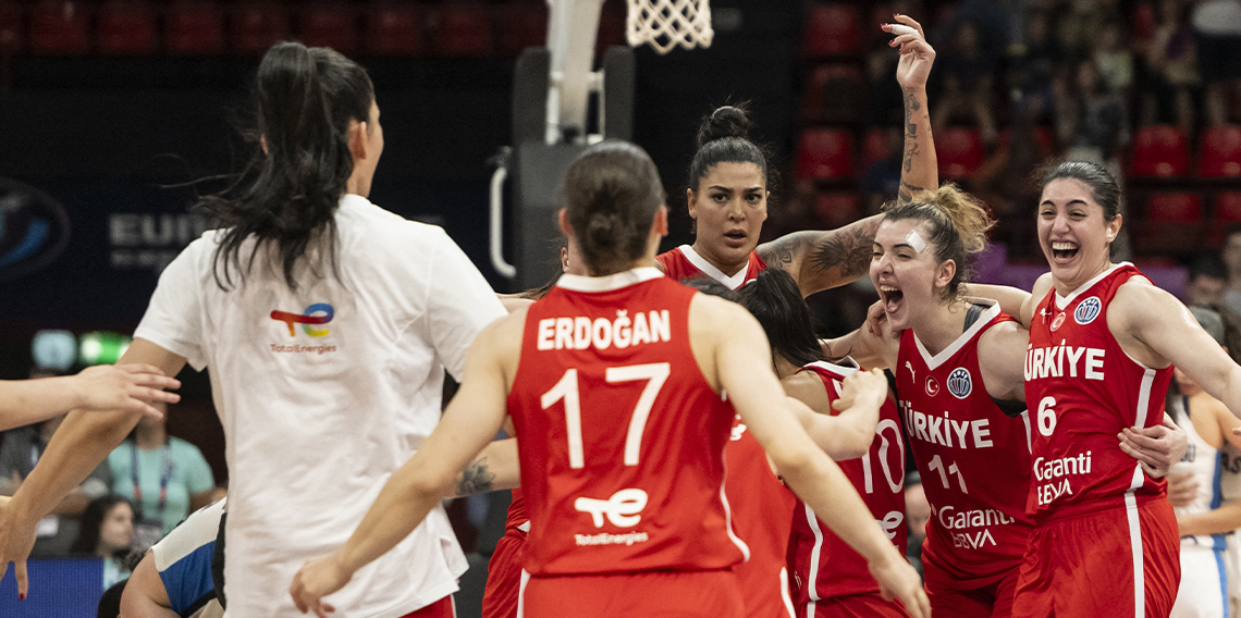 A Milli Kadın Basketbol Takımı çeyrek finalde