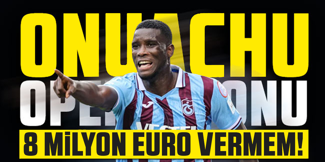 Onuachu transferi çıkmaza mı girdi! Başkan Doğan açıkladı!