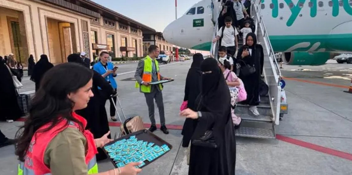 Rize’ye Riyad’dan ilk uçuş gerçekleştirildi!
