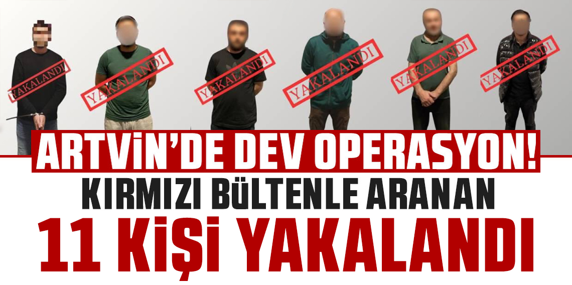 Kırmızı bültenle aranan 11 suçlu Türkiye'ye getirildi