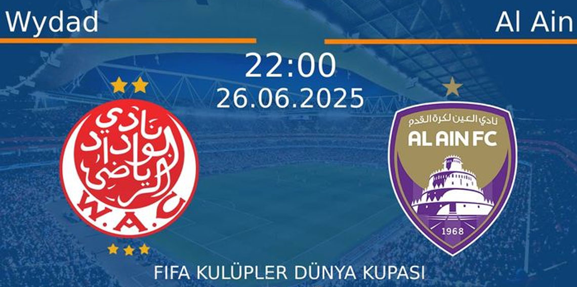Wydad Casablanca - Al-Ain maçı TRT Spor'da