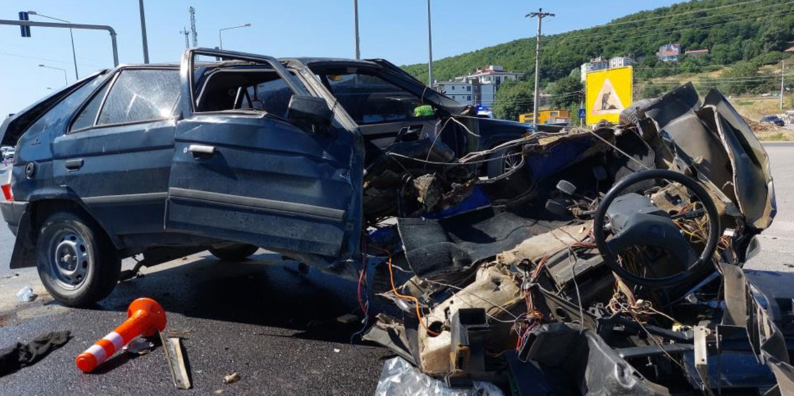 Samsun'da zincirleme kaza: 3'ü ağır 4 yaralı
