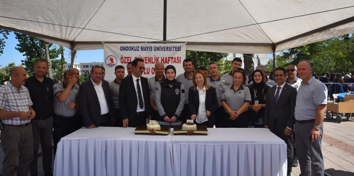 OMÜ'de Özel Güvenlik Haftası kutlandı