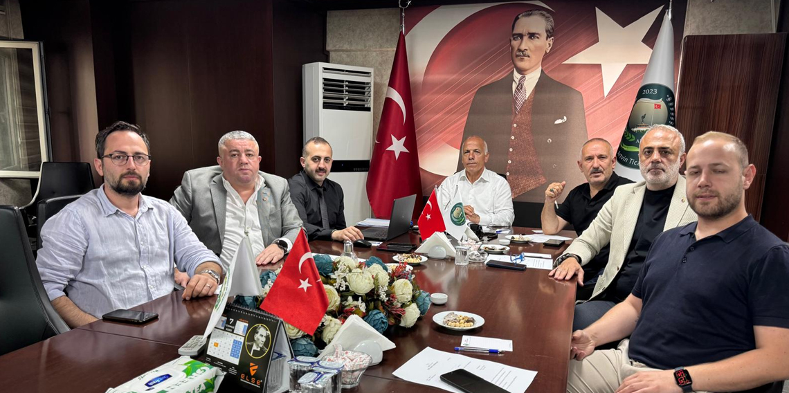 Artvin Ticaret Borsası Yönetim Kurulu Toplantısı Gerçekleştirildi